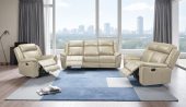 9015 Cream w/ manual recliner